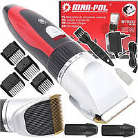 Машинка для стриження тварин Mar-Pol M79352A (35W, бездротова, керамічне лезо)