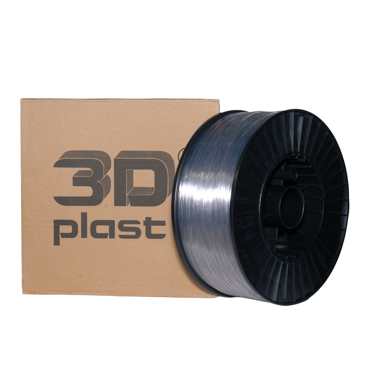 Філамент PLA 1,75мм 3,0кг, прозорий