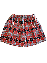 Адаптивні чоловічі труси / шорти / спідня білизна на липучках бордо розмір L 48-50