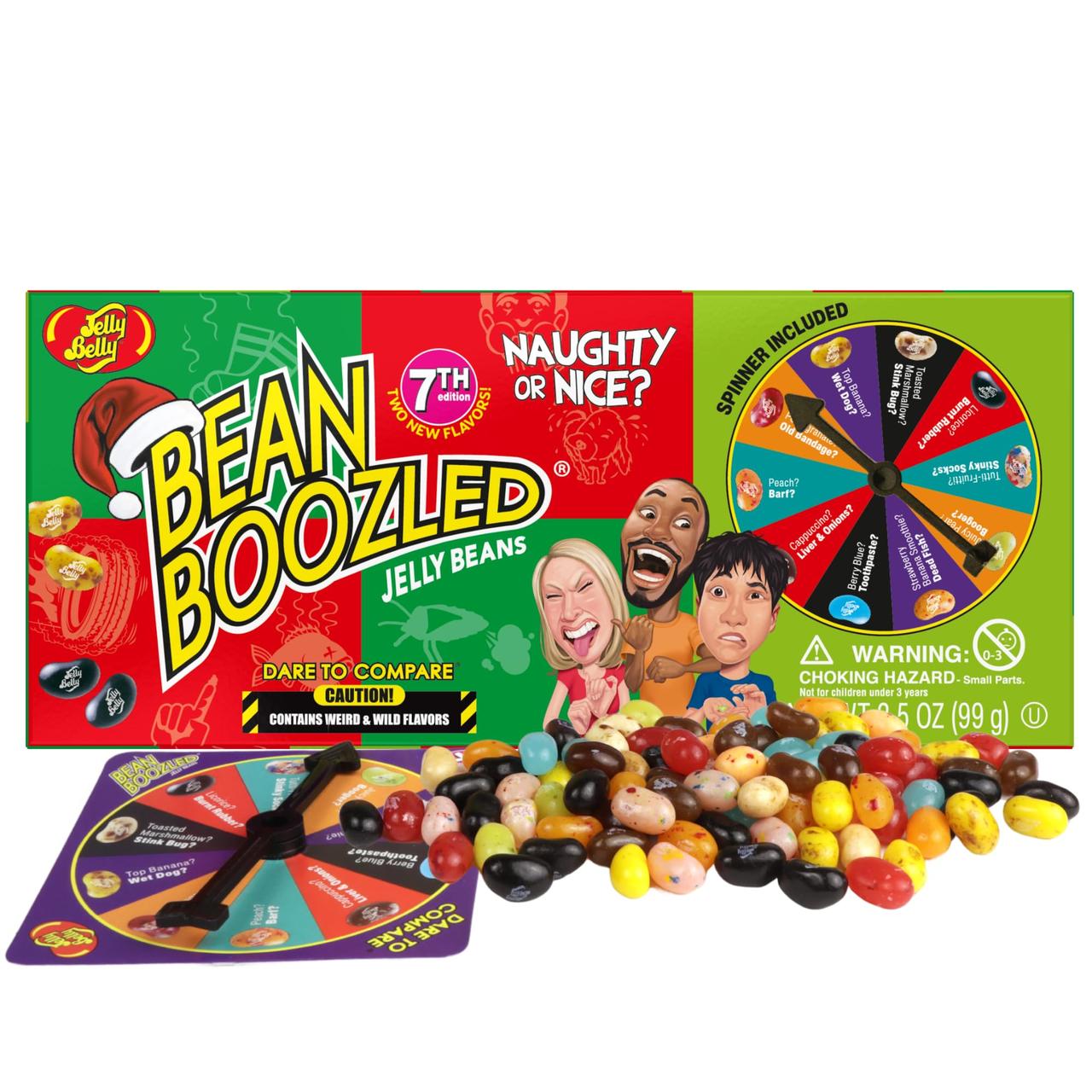 Новогодняя рулетка Bean Boozled Holiday Naughty or Nice 99g