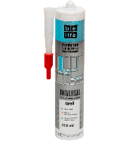 Універсальний силіконовий герметик (Сірий SU-312), 310 мл