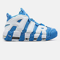 Чоловічі Кросівки Nike Air More Uptempo Blue White / Найк Аїр Мор Аптемпо Сині з Білим, фото 3