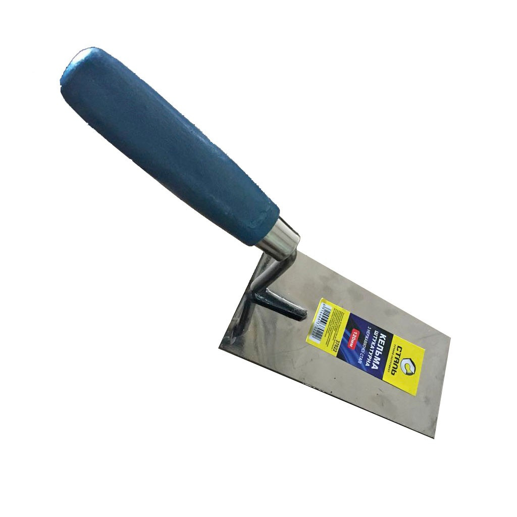 Кельма штукатурна 4-кутна з нержавіючої сталі 160*84 мм Сталь, фото 1