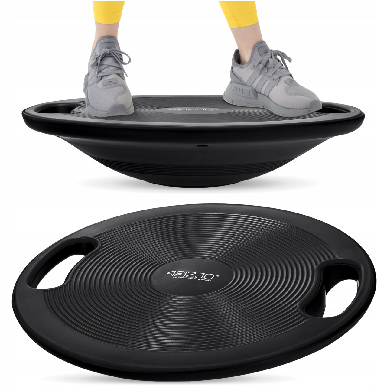 Балансувальна платформа 4FIZJO кругла, пластикова 4FJ0622 Black Poland