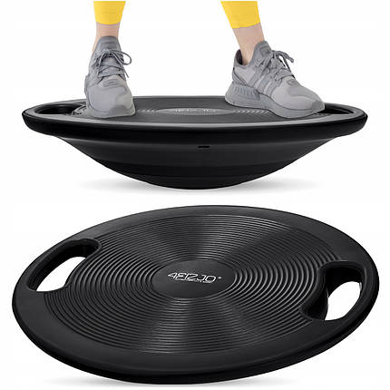 Балансувальна платформа 4FIZJO кругла, пластикова 4FJ0622 Black Poland, фото 1