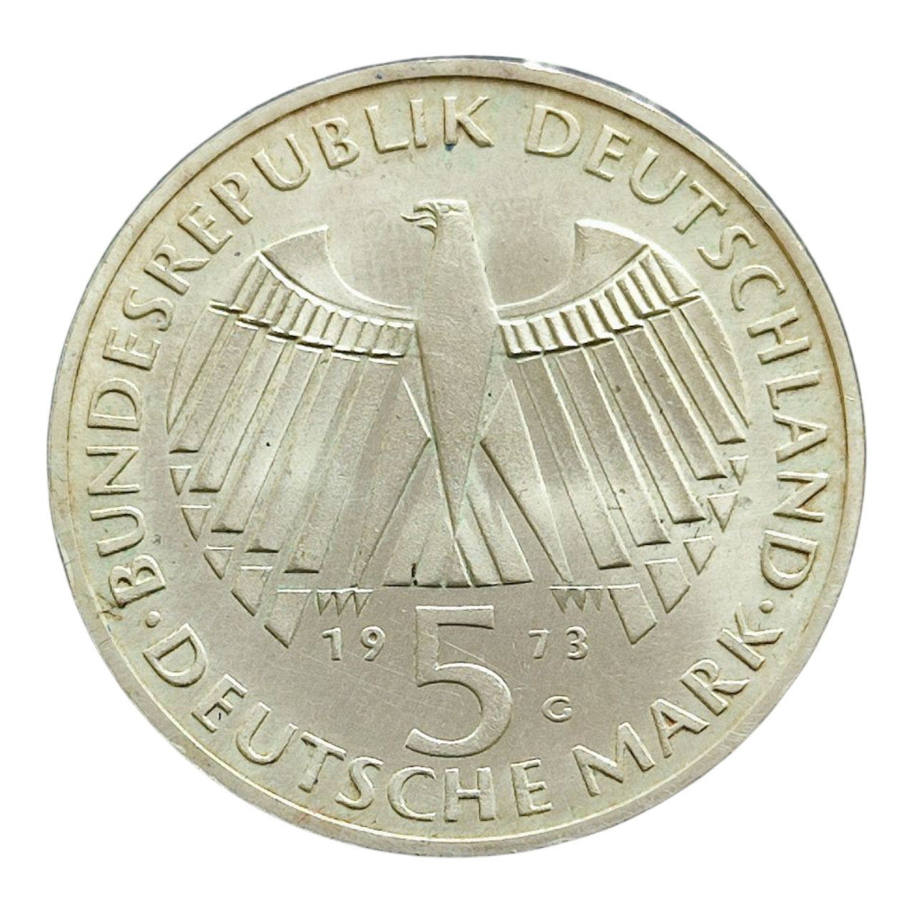 Німеччина 5 марок, 1973 125-та річниця - Відкриття Національних Зборів