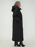 Трендове стьобане жіноче подовжене зимове пальто ''Альберта'', фото 3
