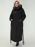Трендове стьобане жіноче подовжене зимове пальто ''Альберта'', фото 5