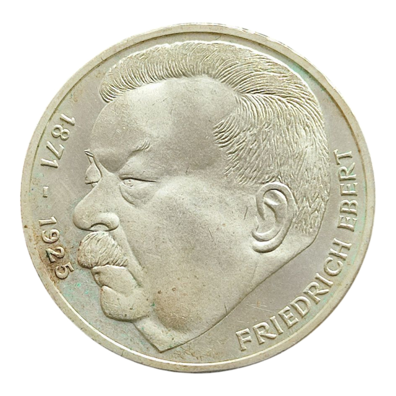Німеччина 5 марок, 1975 50-та річниця - Смерть Фрідріха Еберта