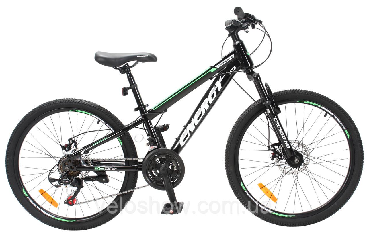 Підлітковий гірський 24 Energy сталевий Cross велосипед