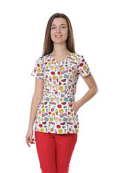 Куртка котонова Балі смайли, кор.рукав Розмір: 40