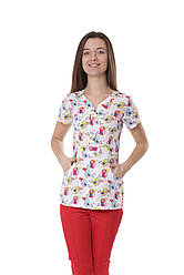 Куртка котонова Балі папуга,кор.рукав Розмір: 46