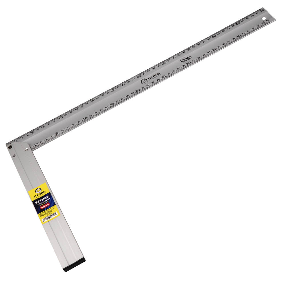 Кутник алюм. будівельний 500мм Сталь, фото 1