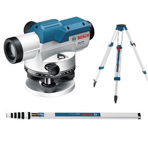 Нівелір оптичний Bosch GOL 26 D + BT 160 + GR 500
