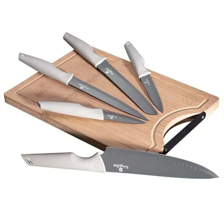 Набір ножів з обробною дошкою Berlinger Haus Aspen Collection (BH-2838)