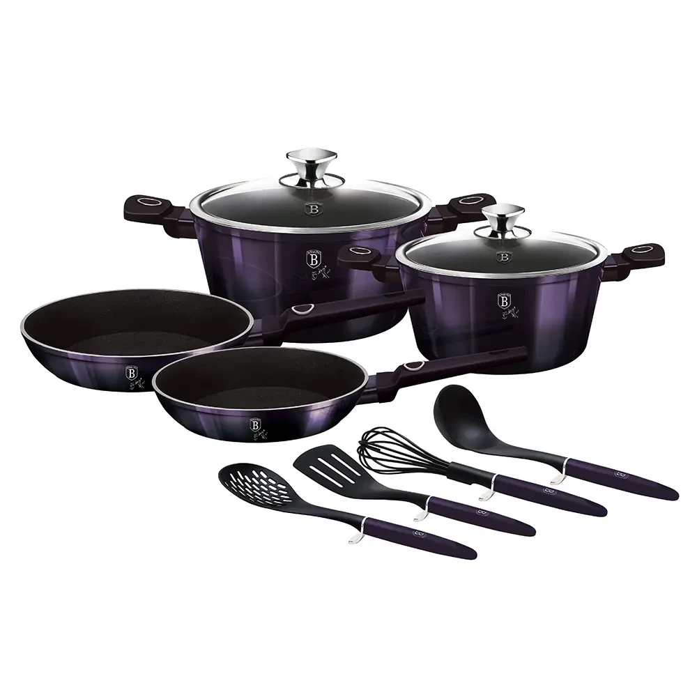 Набір посуду 10 предметів Berlinger Haus Purple Eclipse Collection (BH-7140)