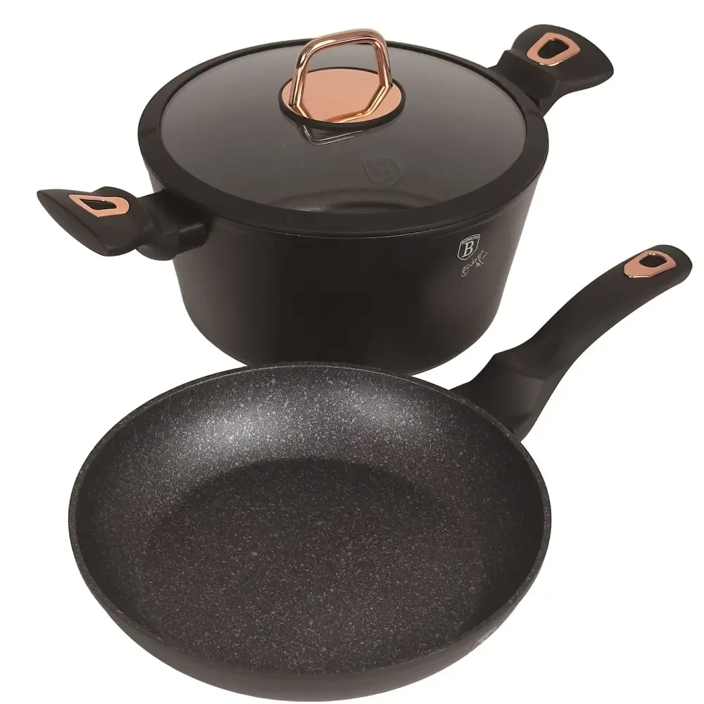 Набір посуду 4 предмета Berlinger Haus Black Rose Collection (BH-7741)