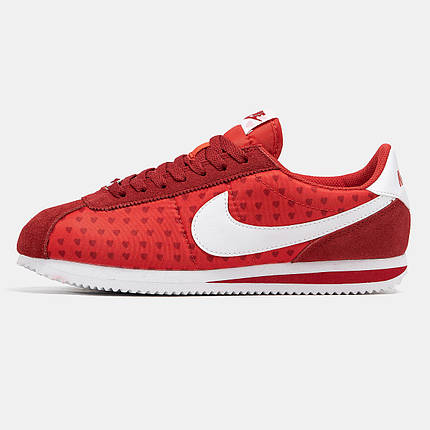 Кросівки Nike Cortez Valentines Day Red White / Найк Кортез Валентайнз Дей Червоні з Білим, фото 1