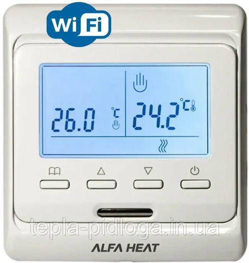 Терморегулятор програматор ALFA HEAT PRO WI FI, фото 1