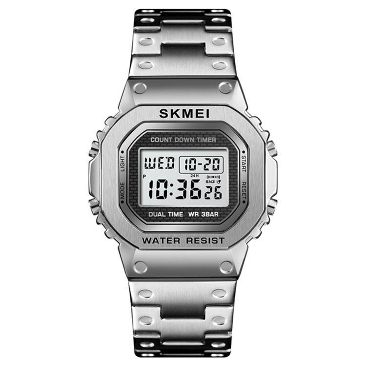 Годинник наручний Skmei 1456 Silver 1456SI (17135-hbr)
