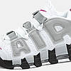 Жіночі Кросівки Nike Air More Uptempo White Grey Pink / Найк Аїр Мор Аптемпо Білі з Сірим та Рожевим, фото 8