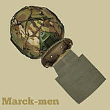 Кавер на каску без вух Fast з кишенею для противаги Кавер фаст без вух з переважанням Кишеня перевваження, фото 7