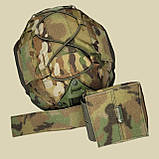 Кавер на каску без вух Fast з кишенею для противаги Кавер фаст без вух з переважанням Кишеня перевваження, фото 6