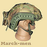 Кавер на каску без вух Fast з кишенею для противаги Кавер фаст без вух з переважанням Кишеня перевваження, фото 3