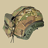 Кавер на каску без вух Fast з кишенею для противаги Кавер фаст без вух з переважанням Кишеня перевваження, фото 4