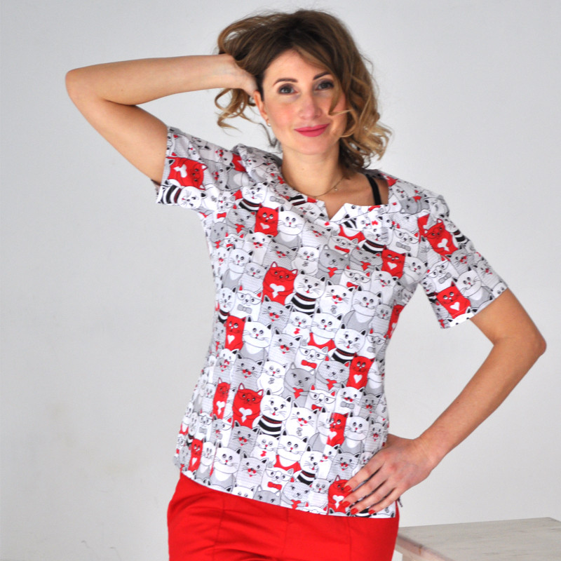 Куртка котонова Варшава хор котів,кор.рукав Розмір: 40