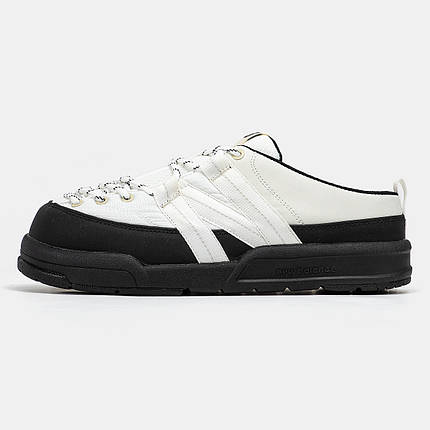 Кросівки New Balance CRV Mule v2 White Black / Нью Беланс СРВ Мьюл в2 Білі з Чорним, фото 1