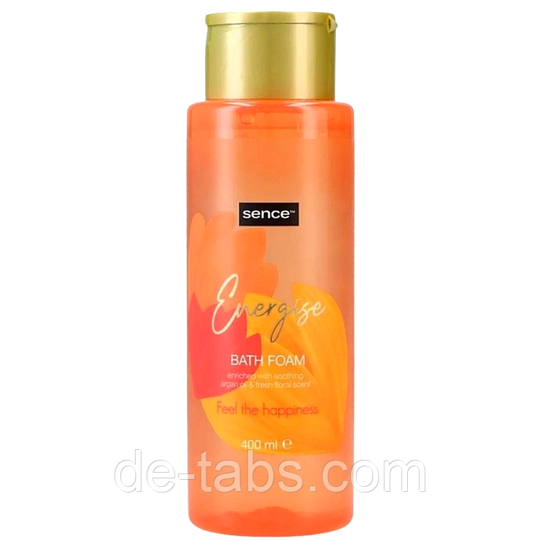 Sence Energise з екстрактом арганової олії та квітковим ароматом піна для ванн