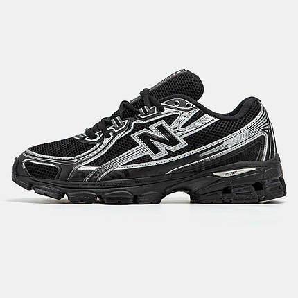 Чоловічі Кросівки New Balance 740 Black Silver / Нью Беланс 740 Чорні із Сріблястим, фото 1
