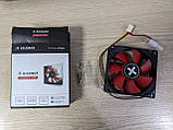 Кулер для корпусу 800мм Xilence XPF80R.PWM. Чорно-червоний вентилятор, фото 2