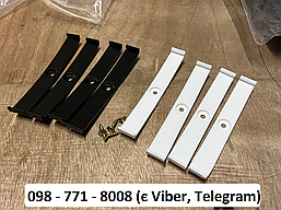 Безрамкове кріплення автономера V3D White (номерного знавку автомобіля машини безрамкові кронштейни на бампер)