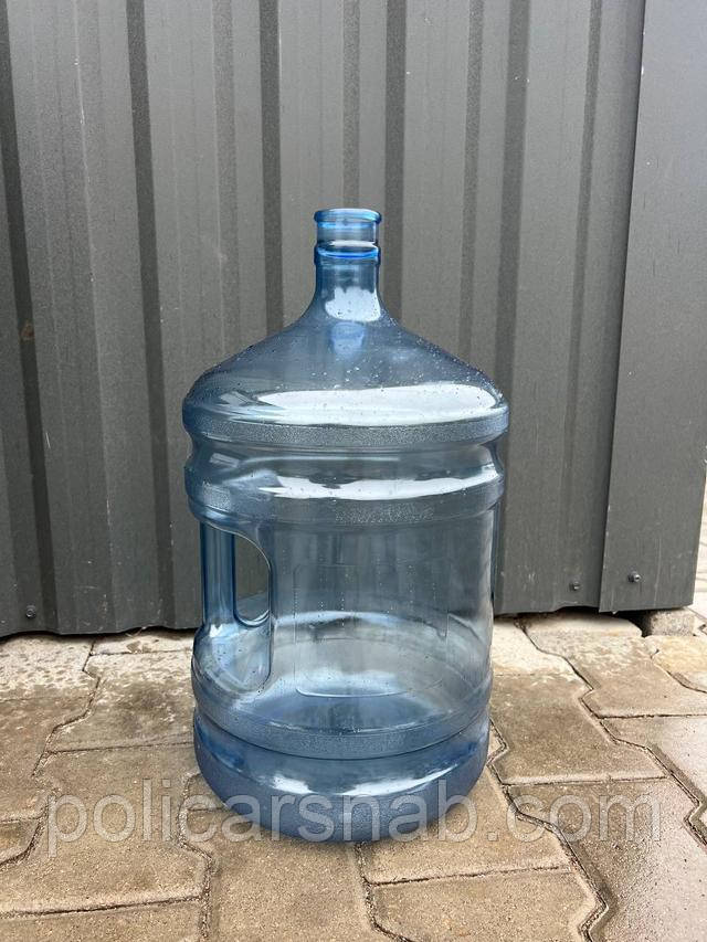 Бутель полікарбонатний пластиковий для води з литою ручкою і кришкою ПЕТ для кулера під помпу, об'єм - 18,9 - 19 л, вага - 750г, ВхШхГ 50х27,5х27,5 см Бутель полікарбонатний пластиковий для води з литою ручкою і кришкою ПЕТ для кулера під помпу, об'єм - 18,9 - 19 л, вага - 750г, ВхШхГ 50х27,5х27,5 см