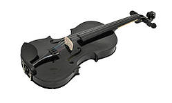 Дерев'яна скрипка 1/4 PRIMA SOLOIST в чорному кольорі