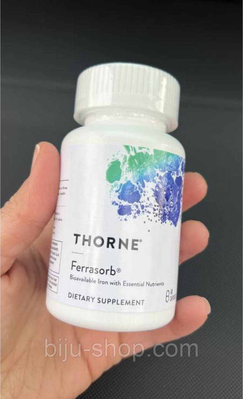 Ferrasorb залізо з кофакторами, будівельна форма крові (60 капсул)
