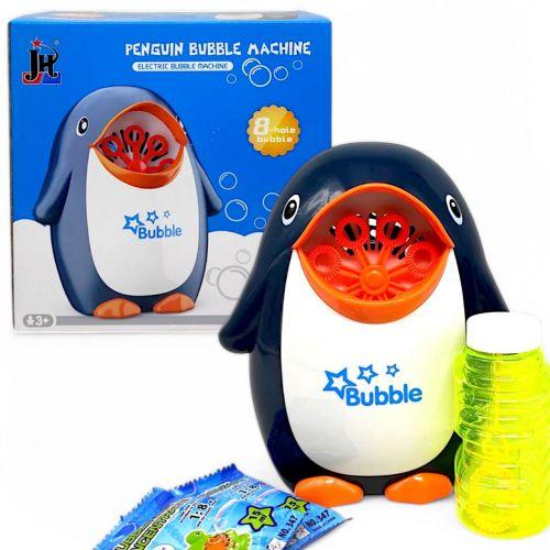 Запускалка мильних бульбашок "Пінгвін", 18 см, фото 1