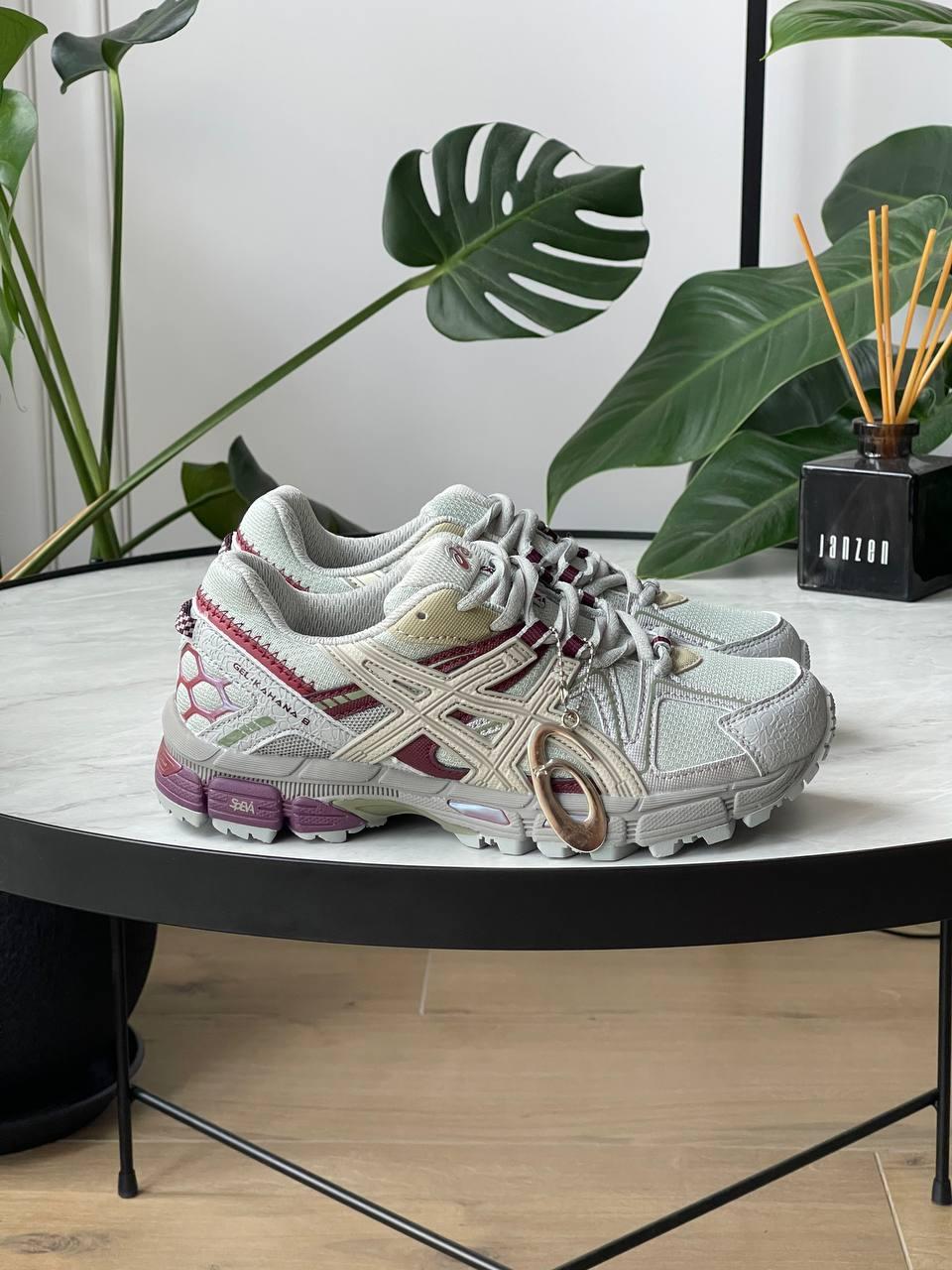 Чоловічі кросівки Asics Gel-Kahana 8 текстильні зі шкіряними вставками сірі  Асікс Гель Кахана, фото 1