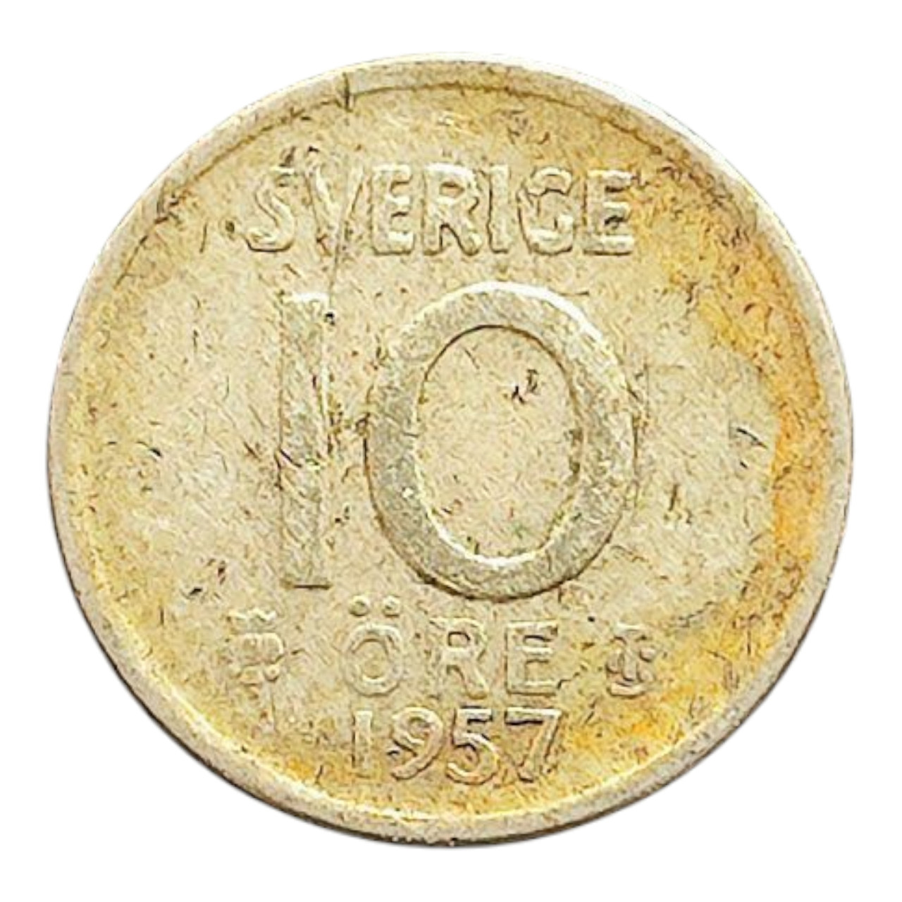 Швеція 10 ере, 1957, фото 1