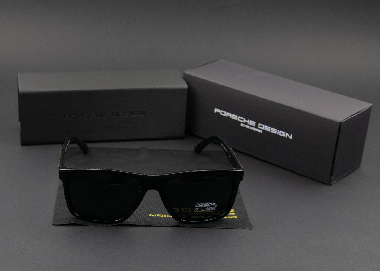 Окуляри чоловічі сонцезахисні Porsche Design поляризаційні (арт. P970) глянсова оправа