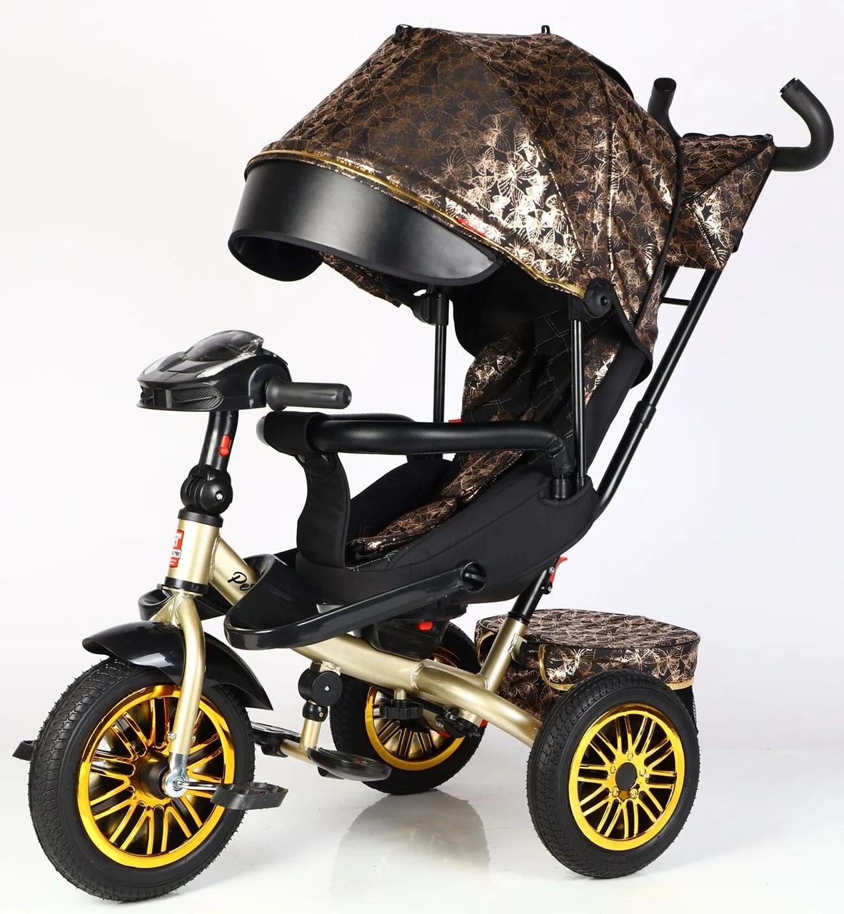 Триколісний велосипед коляска BestTrike "Perfetto" 8066 / 819-40 з музичною фарою, фото 1
