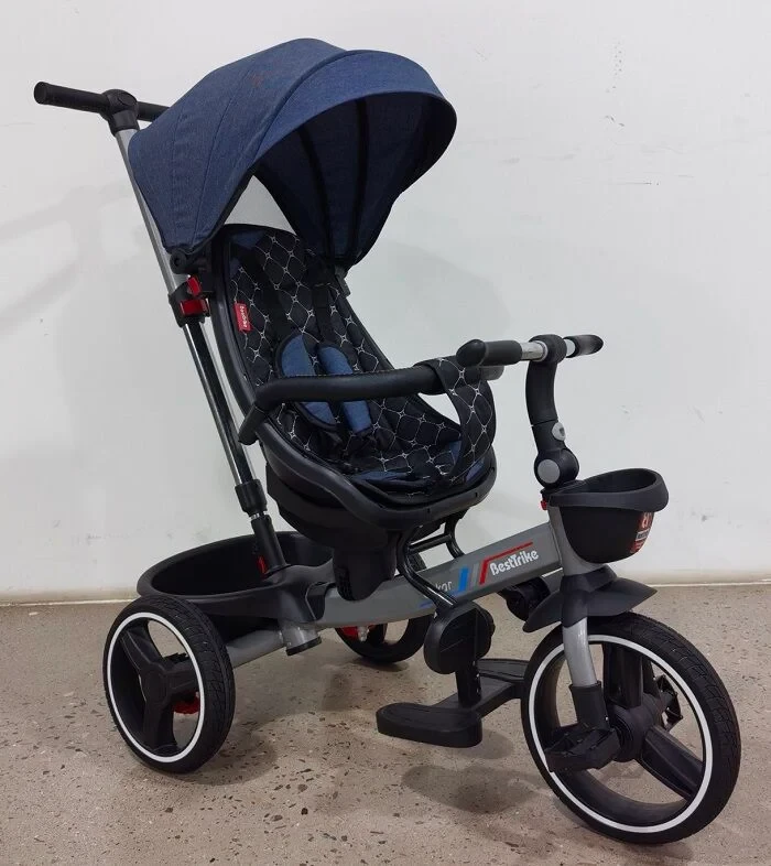 Триколісний велосипед коляска BestTrike "Oscar" з ручкою, фото 1