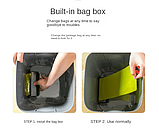 Сенсорне сміттєве відро для сміття автоматичне 16 л розумне смарт біле Контейнер з автоматичною кришкою перезарядне, фото 10