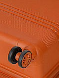 Валіза велика L поліпропілен помаранч76х51х28+5/117л/4.9кг Snowbal21204, фото 10