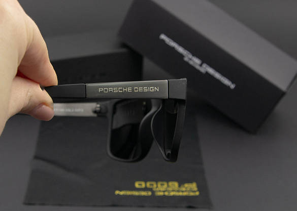Окуляри чоловічі сонцезахисні Porsche Design поляризаційні (арт. P6533) матова оправа, фото 5