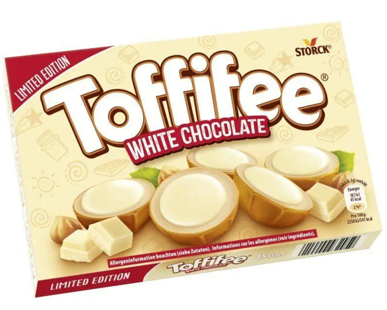 Цукерки Toffifee White Chocolate Limited Edition 125г