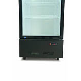 Шафа холодильна 310 л GoodFood BC360NBW2LED чорна-біла, фото 3