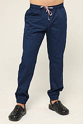 Штани котонові чоловічі Джексон т.синіі (р.46)